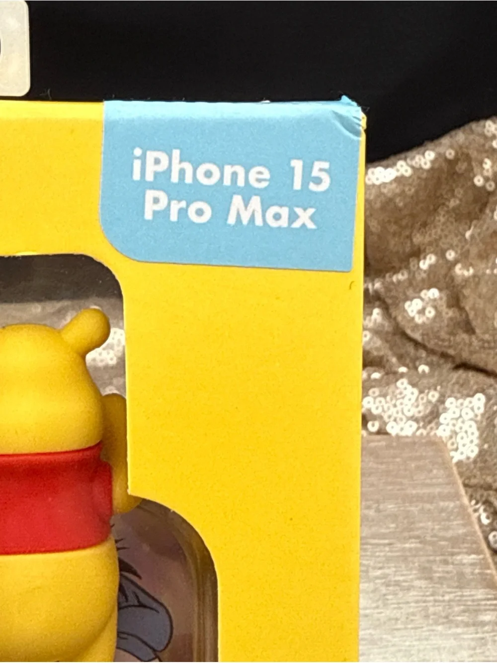 Disney Winnie the Pooh Yellow Tech Buddy iPhone 15 Pro Max Case
